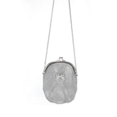 Luxury Chainmail Handbag – Silver Metal Mesh Party Purse for Elegant Women